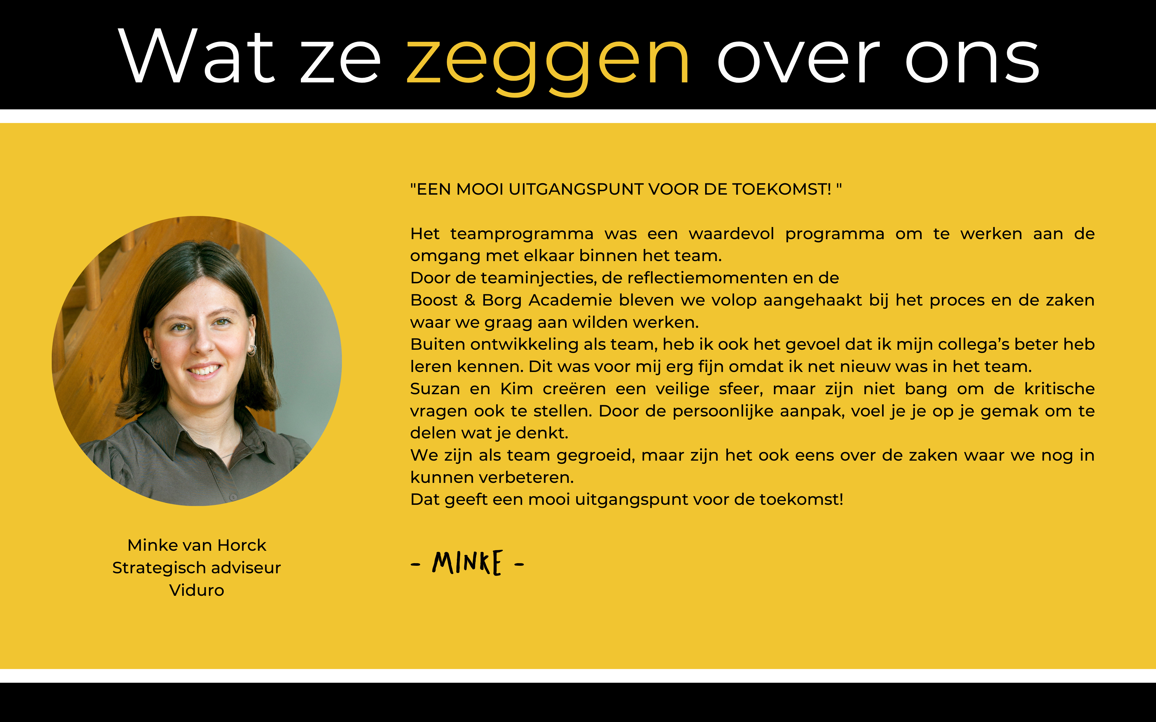 Website review Minke van Horck Viduro