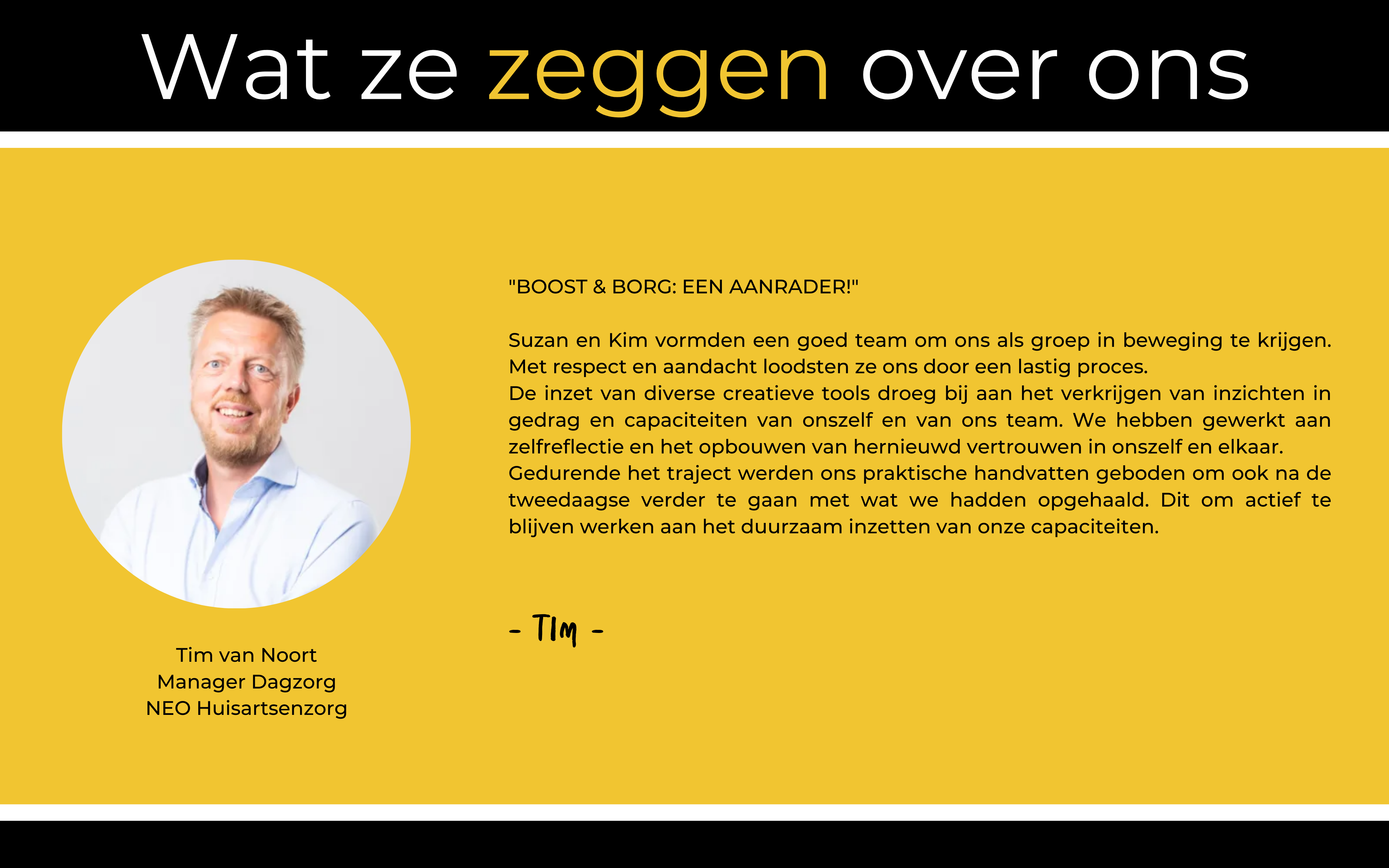 Website review Tim van Noort NEO huisartsenzorg