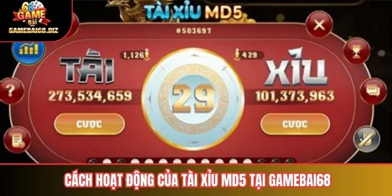 Tài Xỉu MD5 Hiểu rõ & Bảo vệ tính minh bạch trong trò chơi trực tuyến 2 Cách hoạt động của tài xỉu MD5 tại gamebai68