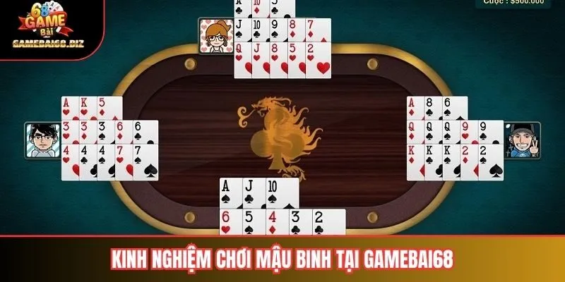 Kinh nghiệm chơi mậu binh tại gamebai68