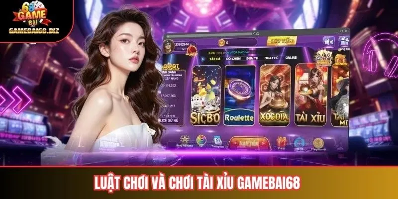 Luật chơi và cách chơi tài xỉu gamebai68