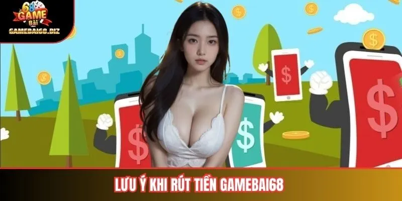 Lưu ý khi rút tiền gamebai68