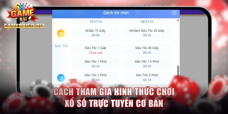 Cách tham gia hình thức chơi xổ số trực tuyến cơ bản