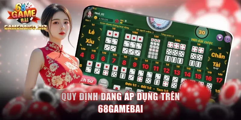 Quy định đang áp dụng trên 68gamebai