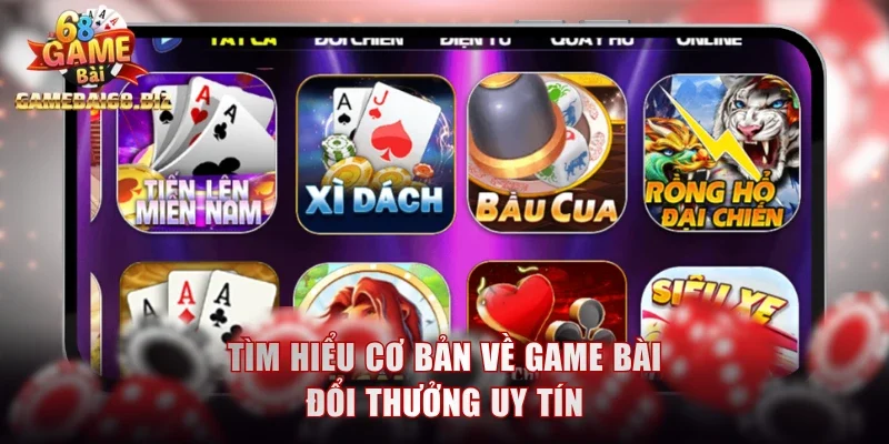 4 Siêu Phẩm Game Bài Đổi Thưởng Uy Tín Tại Gamebai68 1 Tìm hiểu cơ bản về game bài đổi thưởng uy tín